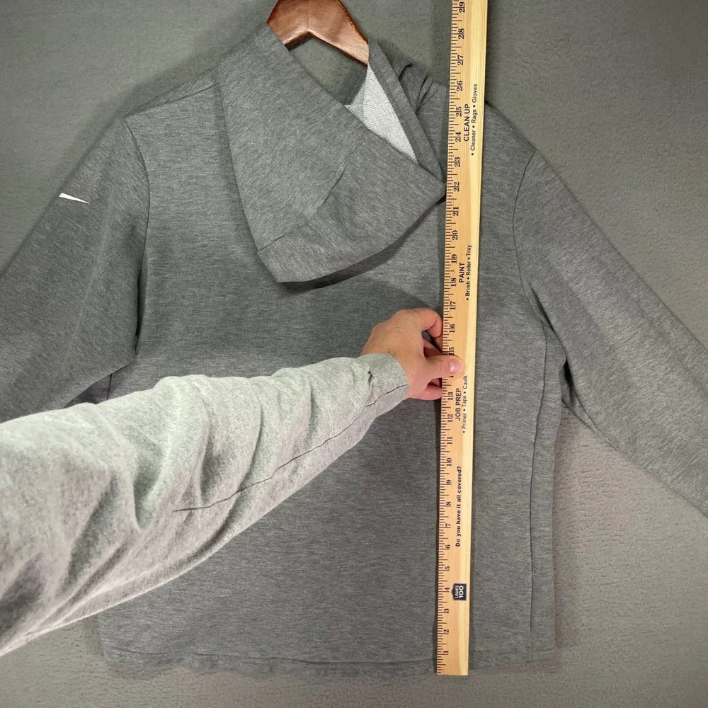 Nike Dri-FIT Hoodie Women's XL Gray Lightweight Athletic Sweatshirt 889249